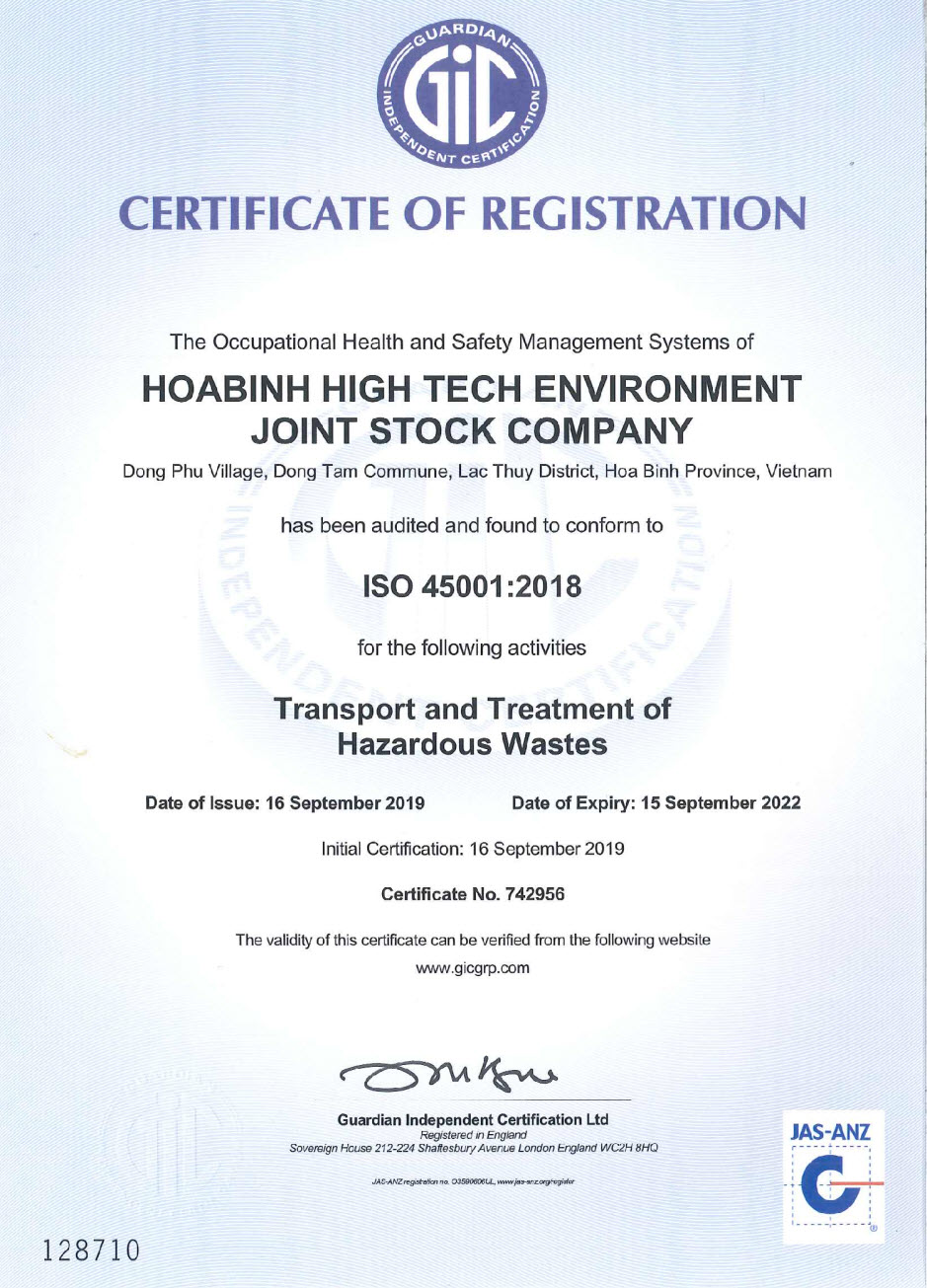 ISO 9001:2015 Certificate