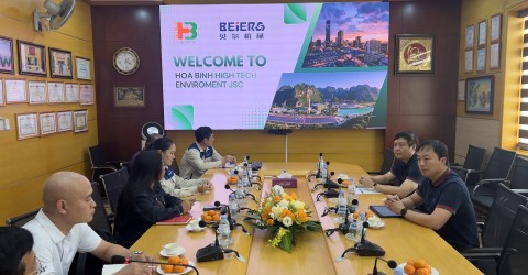 Hòa Bình HTE Đẩy Mạnh Hợp Tác Với Jiangsu Beier Machinery: Bước Tiến Mới Trong Công Nghệ Tái Chế Xanh